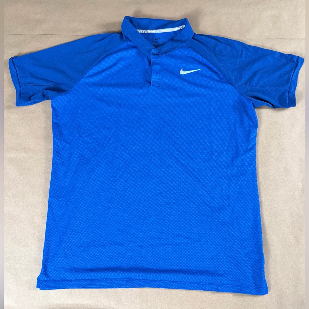 Nike | Golf Polo | Dri-Fit | Blue | Short Sleeve | Men’s L